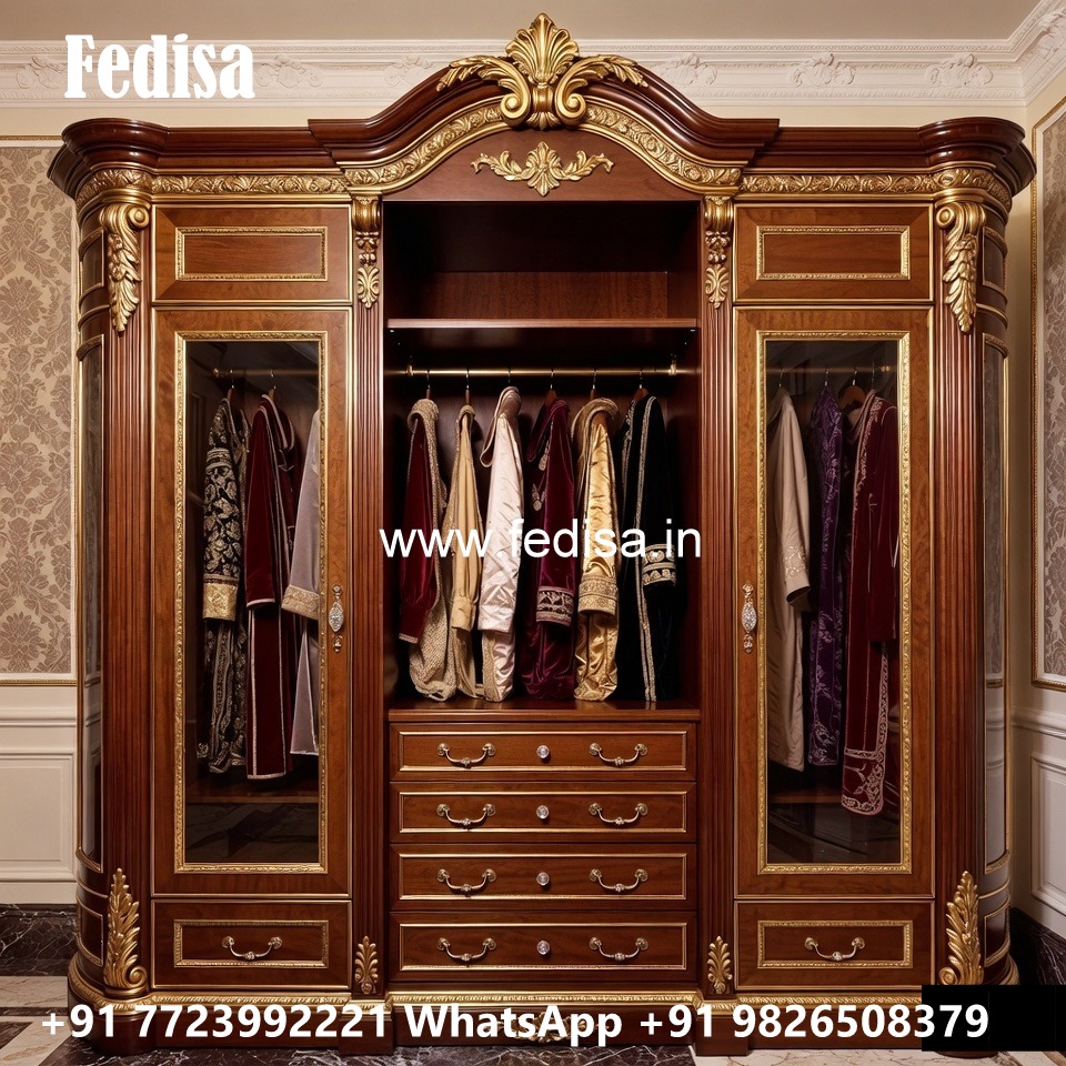 Modern Wardrobe Design with Sliding Glass Doors No-1981