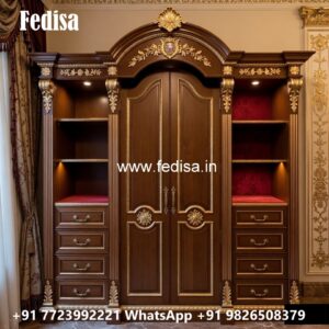 Modern Wardrobe Design with Luxury Features No-1996