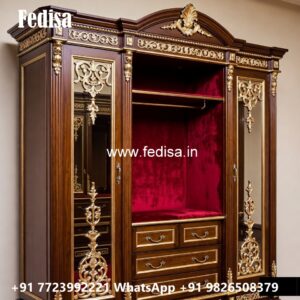 Smart Wardrobe Design with Elegant Storage No-2028