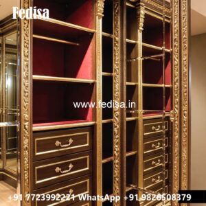 Stylish Sliding Wardrobe Design with Glass Finish No-2041