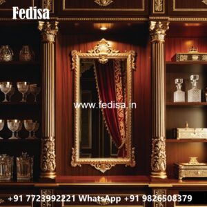 Modern Wardrobe Design with Wooden Accents No-2052