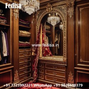Luxury Wardrobe Design with Wooden Sophistication No-2066
