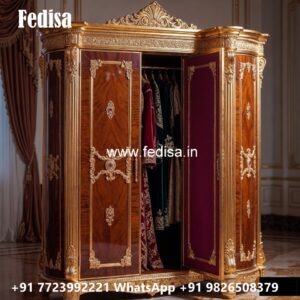 Stylish Wardrobe Design with Custom Features No-2068