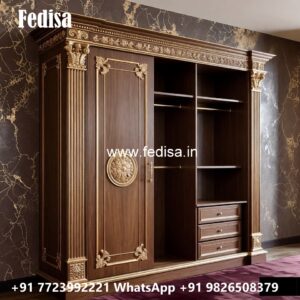 Elegant Wardrobe Design with Modern Storage Solutions No-2070