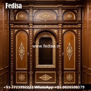 Elegant Wooden Wardrobe Design for Modern Homes No. 2093