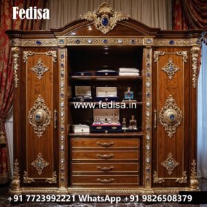Traditional Wooden Wardrobe Design for Homes No-2401