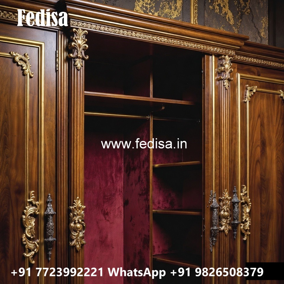 Handcrafted Wooden Wardrobe Design Inspiration No-2415