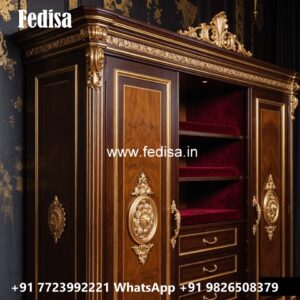 Classic Wardrobe Design with Decorative Panels No-2417