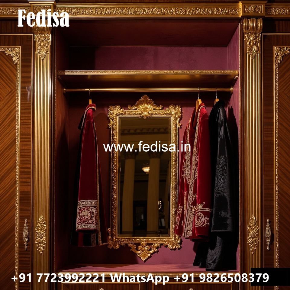 Classic Wardrobe Design with Premium Wood No-2444