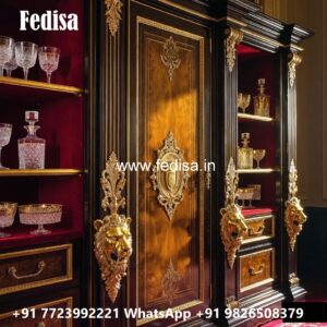 Antique Wooden Wardrobe Design for Homes No-2454
