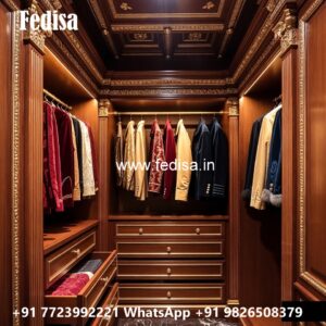 Luxury Classic Wardrobe with Mirror Panels No-2456
