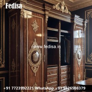 Luxury Classic Wardrobe with Decorative Doors No-2465
