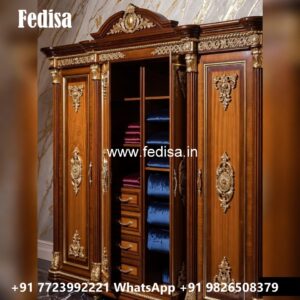 Elegant Wooden Wardrobe for Luxury Homes No-2481