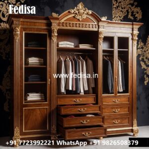 Antique Closet Design with Wooden Beauty No-2491