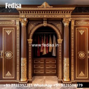 Elegant Wardrobe Design with Traditional Style No-2496