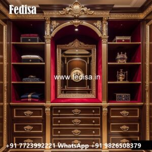 Classic Wooden Wardrobe with Decorative Beauty No-2504