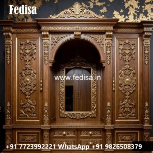 Elegant Closet Design with Wooden Finish No-2507