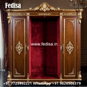 Classic Wardrobe Design for Royal Bedrooms No-2519
