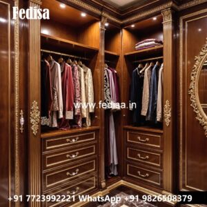 Traditional Wardrobe Design with Elegant Storage No-2522