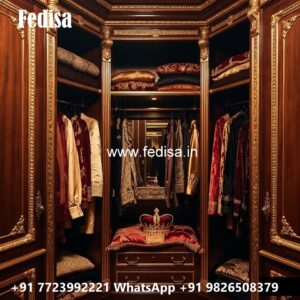 Elegant Wardrobe Design with Handcrafted Beauty No-2526