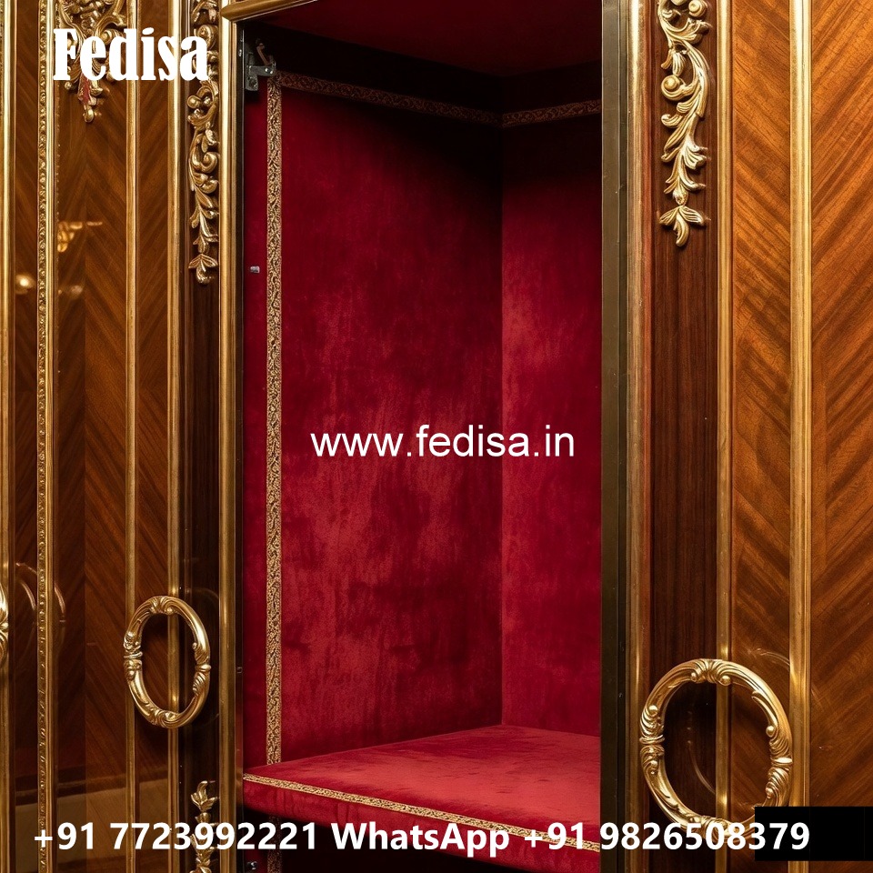 Classic Wooden Wardrobe with Elegant Decor No-2529