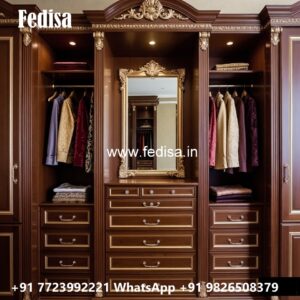 Classic Wardrobe Design with Artistic Finish No-2532