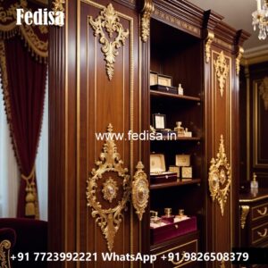Classic Wardrobe Design with Decorative Accents No-2536