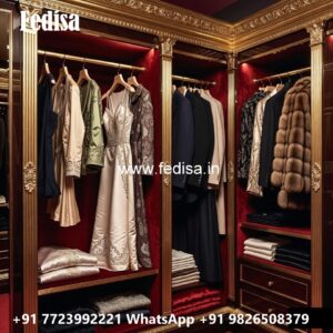 Luxury Closet Design with Vintage Charm No-2538