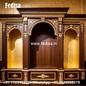 Classic Wooden Wardrobe with Mirror Beauty No-2563