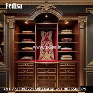 Timeless Closet Design with Decorative Features No-2565
