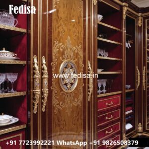 Premium Wooden Closet with Classic Finish No-2595