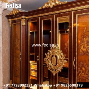 Vintage Wooden Closet with Luxury Touch No-2607