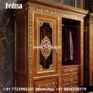 Elegant Wardrobe Design with Royal Charm No-2608