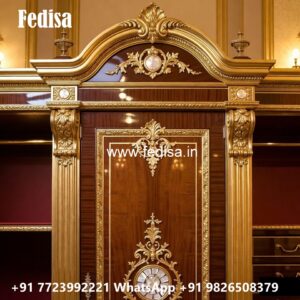 Classic Bedroom Closet with Wooden Texture No-2609