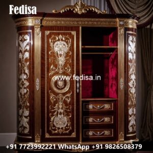 Vintage Luxury Wardrobe with Artistic Touch No-2625