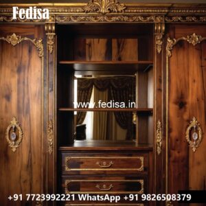 Premium Classic Closet with Wooden Finish No-2630