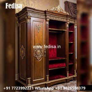 Luxury Wooden Wardrobe with Classic Details No-2636