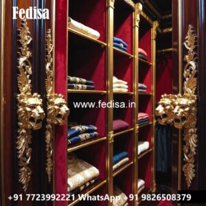 Royal Wardrobe Design with Rich Carvings No-2645
