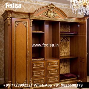 Timeless Wooden Wardrobe with Royal Charm No-2652