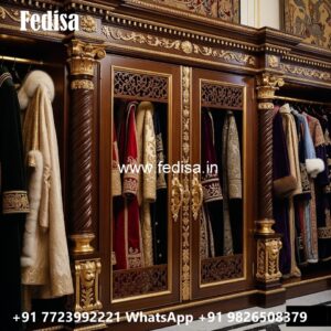 Elegant Luxury Closet with Wooden Elegance No-2656