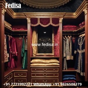 Luxury Wardrobe Design with Decorative Panels No-2661