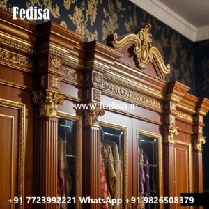 Royal Style Bedroom Wardrobe with Classic Charm No-2664