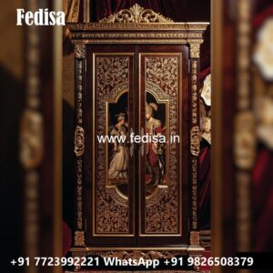 Vintage Wooden Closet with Premium Texture No-2676