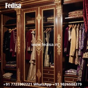 Timeless Bedroom Closet with Royal Charm No-2686