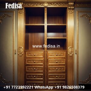 Classic Wardrobe Design with Wooden Sophistication No-2687
