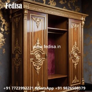 Elegant Wooden Wardrobe Design for Master Bedrooms No-2701