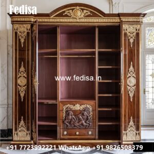 Contemporary Wardrobe Design with Glass Finish No-2703