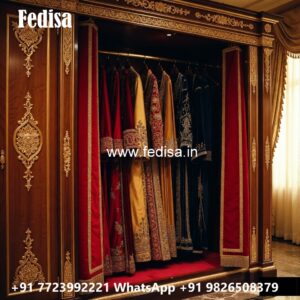 Stylish Wardrobe Design with Smart Storage Solutions No-2706