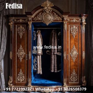 Stunning Wardrobe Design with Decorative Panels No-2723
