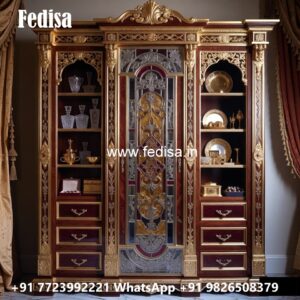 Modern Wardrobe Design with Open Shelving No-2733